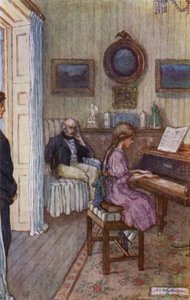 Illustration pour Les Quatre Filles du docteur March - Mary V. Wheelhouse